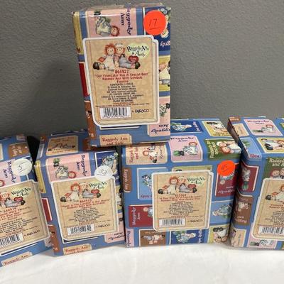 Raggedy Ann and Andy figurines