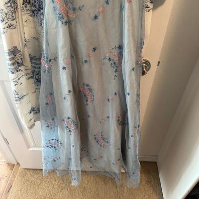 VINTAGE DRESSES AND BATH ROBE