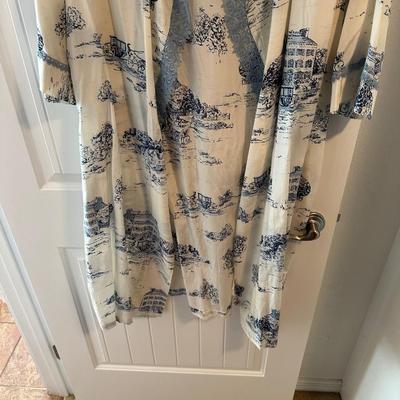VINTAGE DRESSES AND BATH ROBE
