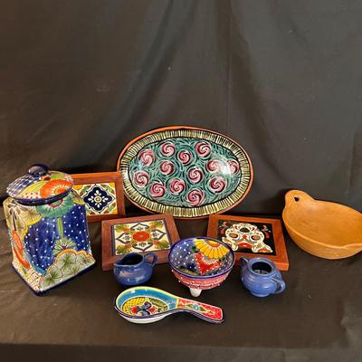 Mexican Pottery - Hand Glazed Tiles & More (GB-RG)