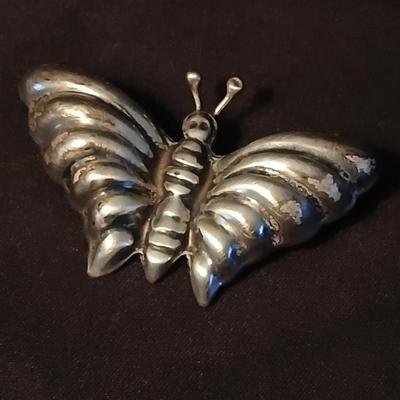 Butterfly brooches and pins W. Germany, Mexico marked