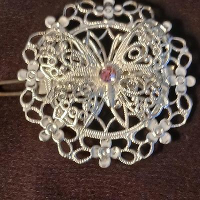 Butterfly brooches and pins W. Germany, Mexico marked