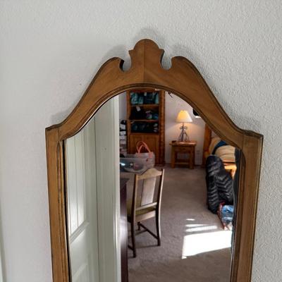 CHAIR AND WALL MIRROR