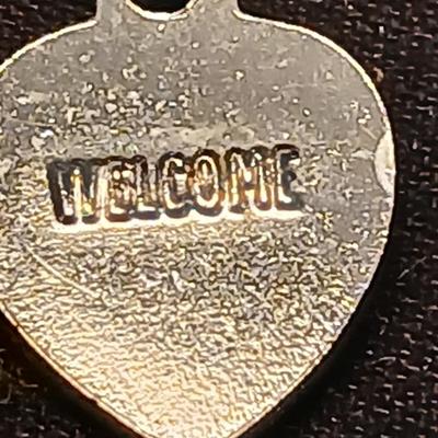 Vintage 1940's cowboy brooch - sterling charm - Alumni awards with bracelet