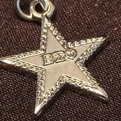 Vintage 1940's cowboy brooch - sterling charm - Alumni awards with bracelet