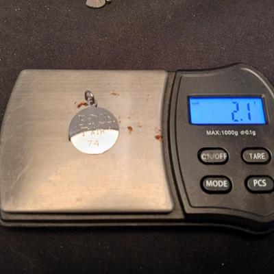 Vintage 1940's cowboy brooch - sterling charm - Alumni awards with bracelet