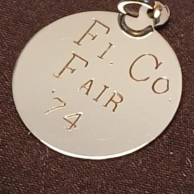 Vintage 1940's cowboy brooch - sterling charm - Alumni awards with bracelet