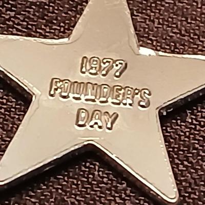 Vintage 1940's cowboy brooch - sterling charm - Alumni awards with bracelet