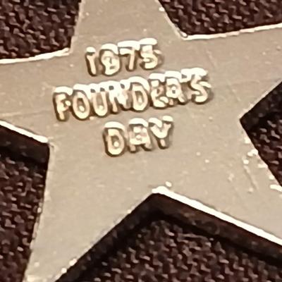 Vintage 1940's cowboy brooch - sterling charm - Alumni awards with bracelet