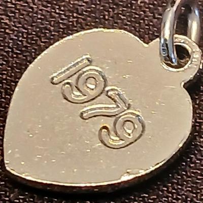 Vintage 1940's cowboy brooch - sterling charm - Alumni awards with bracelet