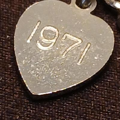 Vintage 1940's cowboy brooch - sterling charm - Alumni awards with bracelet