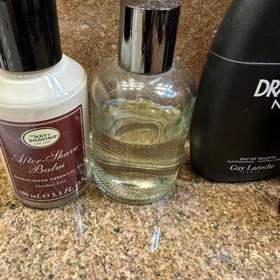 MENS COLOGNE, BRAUN ELECTRIC SHAVER, SHAVING BRUSH, SHAVING SOAP AND MORE