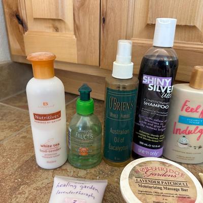 A LARGE ASSORTMENT OF PERSONAL CARE ITEMS