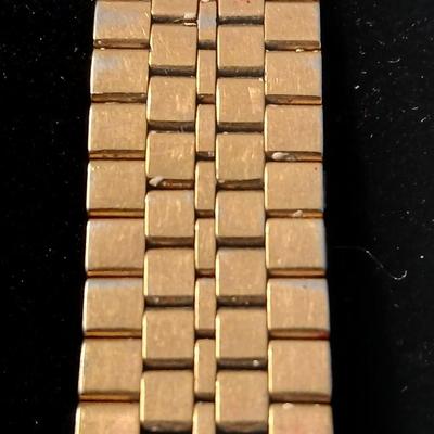 Vintage Men's Pulsar Watch Gold Tone Analog Digital display