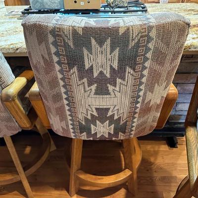 SWIVEL BAR STOOLS, THERE IS A TOTAL OF 4