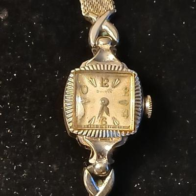 Vintage 10k Gold Rolled Gold Plated Bulova Ladies Watch