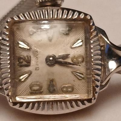 Vintage 10k Gold Rolled Gold Plated Bulova Ladies Watch