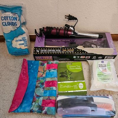 New combs, Hot tools curling iron and other women's hygiene items