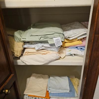 Linen closet - sheet sets assortment