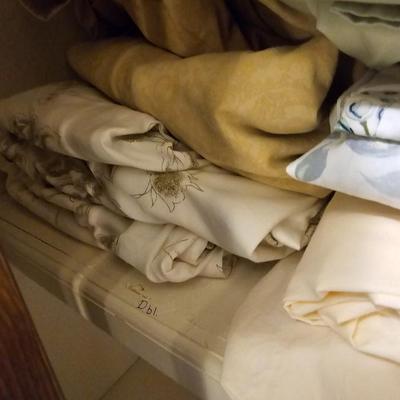 Linen closet - sheet sets assortment