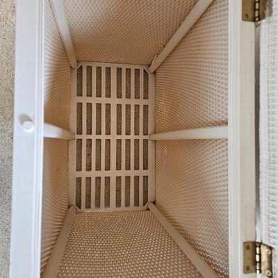 Laundry hamper with Mirror, shoe shelf and closet organizers