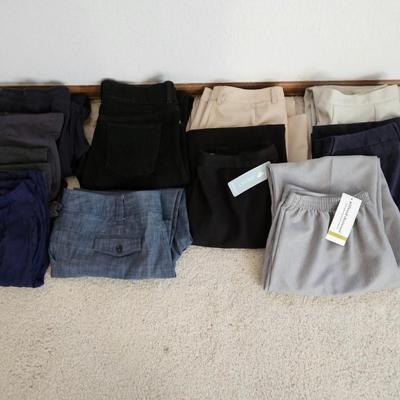 Women's size 14 pants - slacks - some new with tags!