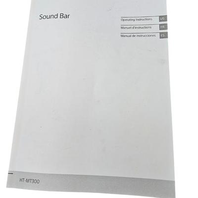 Sony Soundbar and Subwoofer