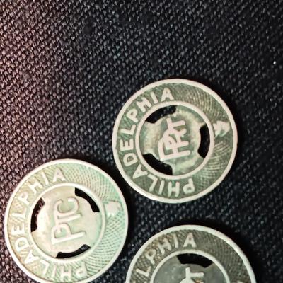 PHILADELPHIA BUS TOKENS