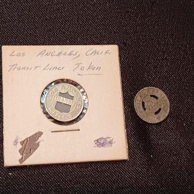 L.A. AND PHILLY BUS TOKENS