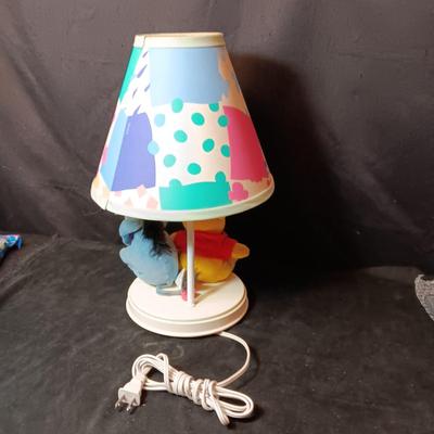 PLUSH WINNIE THE POOH AND EEYORE TOO LAMP