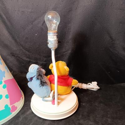 PLUSH WINNIE THE POOH AND EEYORE TOO LAMP