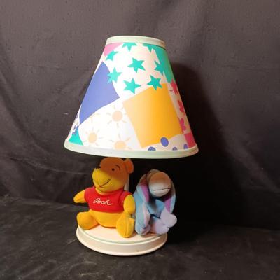 PLUSH WINNIE THE POOH AND EEYORE TOO LAMP
