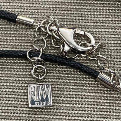 RLM Studio Sterling and brass fish pendant necklace