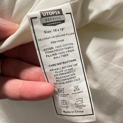 17 Down Pillows with Shams and Pillowcases (1020BL-SS)