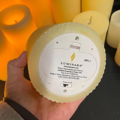 Pottery Barn’s Luminara Honey Comb and More Flameless Candles (1020BR-SS)