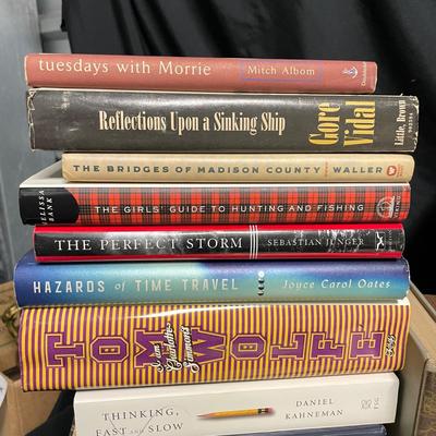 Hardcovers Classic & Modern Fiction incl Gore Vidal 1st Edition (1020B-SS)