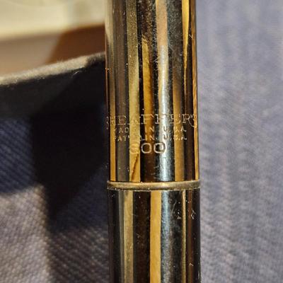 Lot of Vintage Fountain Pens + 1 Mechanical Pencil Sheaffer's Striped 14kt Nibs and Others