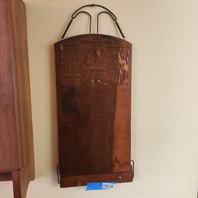 Antique K & W Manufacturing Co Chillicothe Ohio Ironing Board