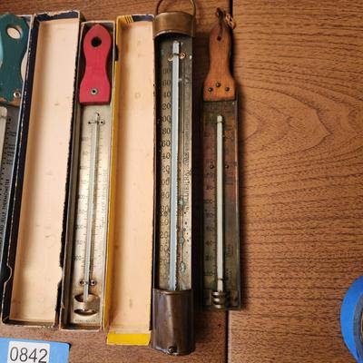 Lot of Cooking Thermometer Taylor Candy Jelly , Meat , Deep Frying, W. Hillyer Ragsdale Candy