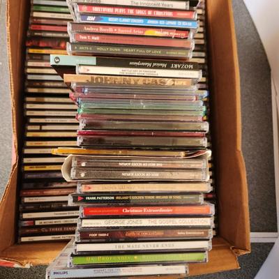 Box Lot of Music CD's