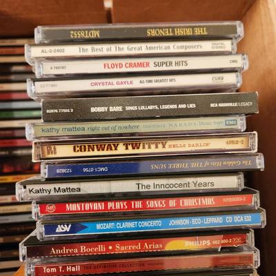 Box Lot of Music CD's