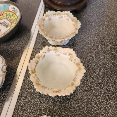 Noritake Hand Painted Plate , Cachepot, Porcelain, Limoges Korean Celadon Water Droppers