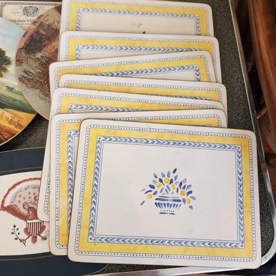 Lot of Cork backed Placemats