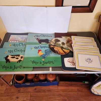 Lot of Cork backed Placemats