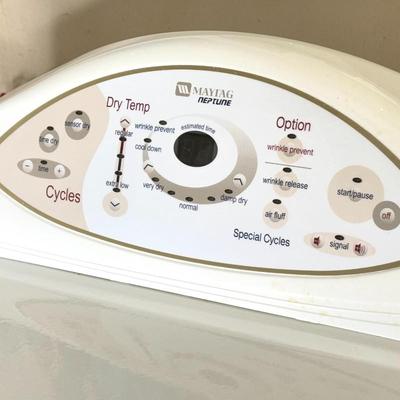 Maytag 27" Neptune Gas Dryer with Electronic Touch-Pad Controls - Model # MDG5500AWW - GAS Hook Up