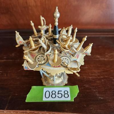 Vintage 18 Mini Swords Cocktail Skewers