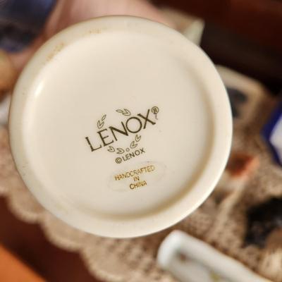 Collectable Lot Lenox, Nippon, Limoges, Figurines , Vases, Cloisonne Brass Box & more