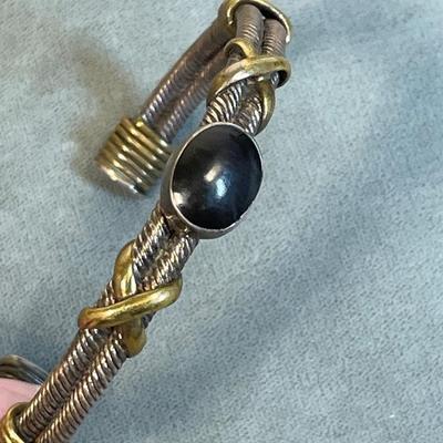 Heavy Mexican Sterling cuff bracelet
