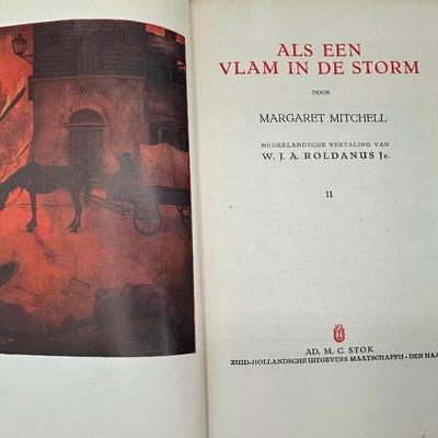 “Gone With The Wind” Dutch Edition, 1936