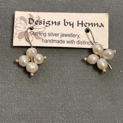 Pearl earrings